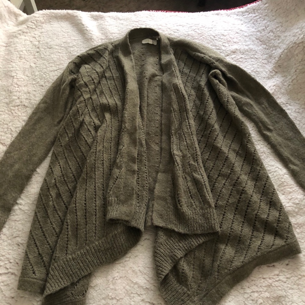 Dark Green Loft Cardigan